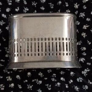 ❤️Vintage TOWLE Jack Daniels Silver Plate Whiskey Bourbon Bottle Holder Signed